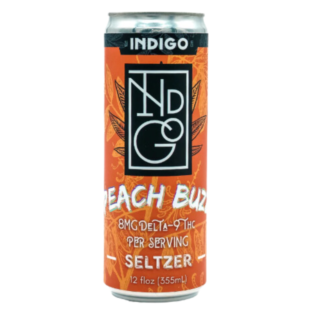 Delta 9 Peach Buzz Seltzer 8mg | Delta 2 Day - THC Delivered Today!